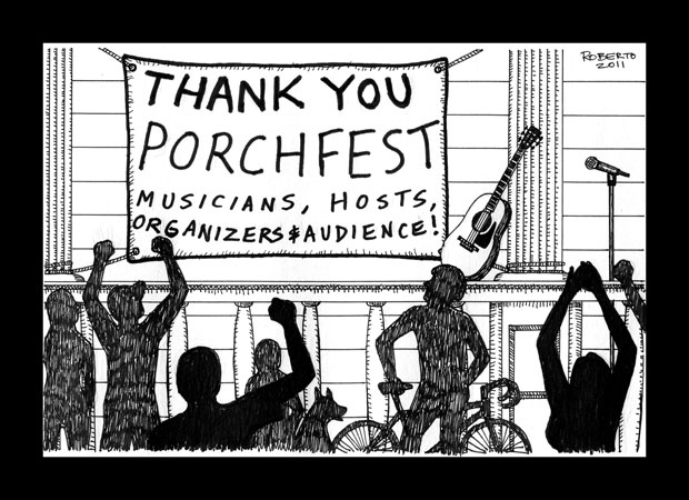Editorial Cartoon: Porchfest